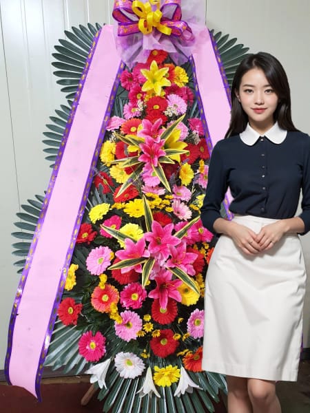 더 시그너스 웨딩 수원 3단화환 기본형